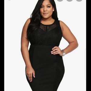 Torrid Black with Lace Dress